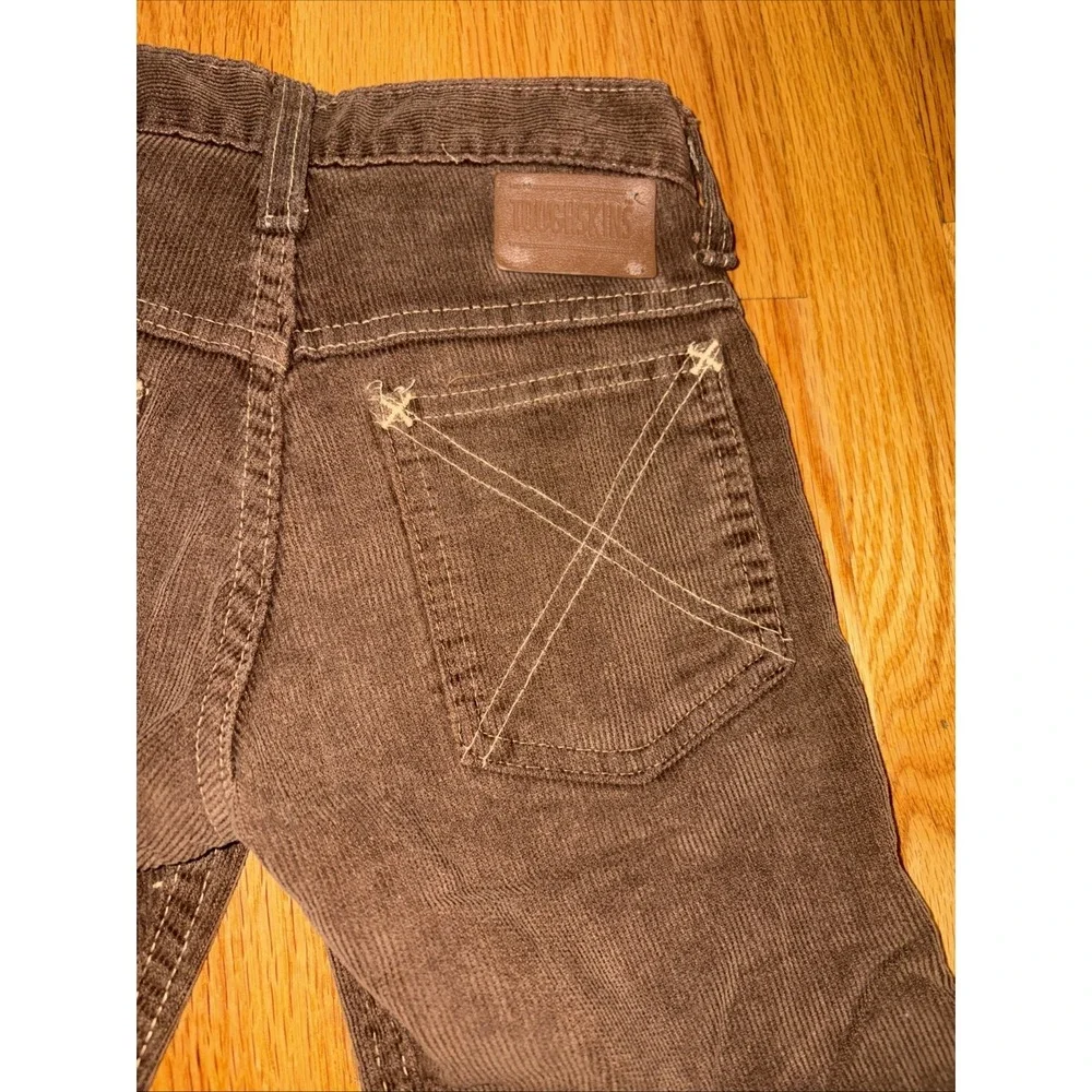 Vintage 70s Sears‎ Toughskins Brown Boys 7 Slim Fit Jeans NWOT - Picture 3 of 9